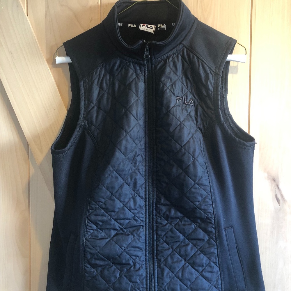 Simple black vest